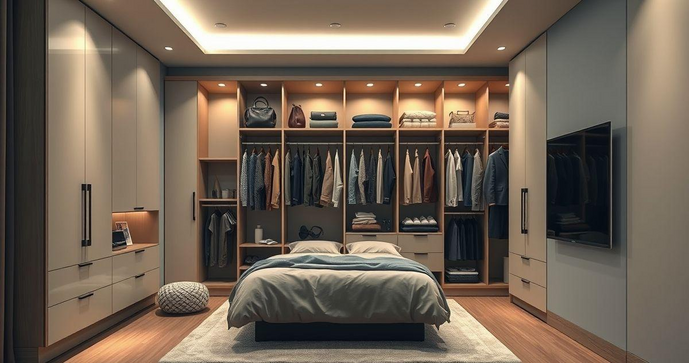 Melhor armário planejado para quarto: descubra a solução perfeita para seu espaço Melhor armário planejado para quarto: descubra a solução perfeita para seu espaço